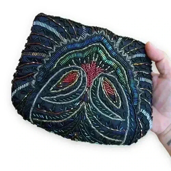 Carla Marchi beaded evening shoulder bag - Picture 3 of 14